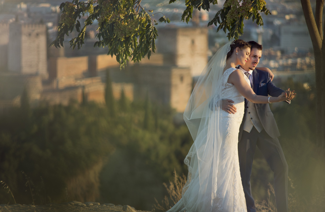 Fotos de Boda novios granada