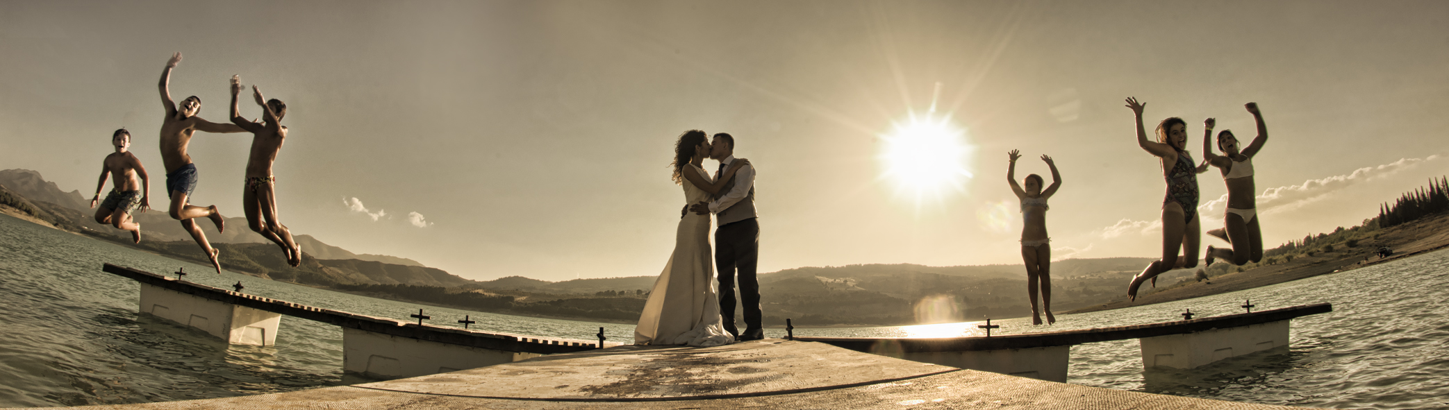 fotos boda muelle